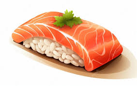 Ilustrasi ikan salmon